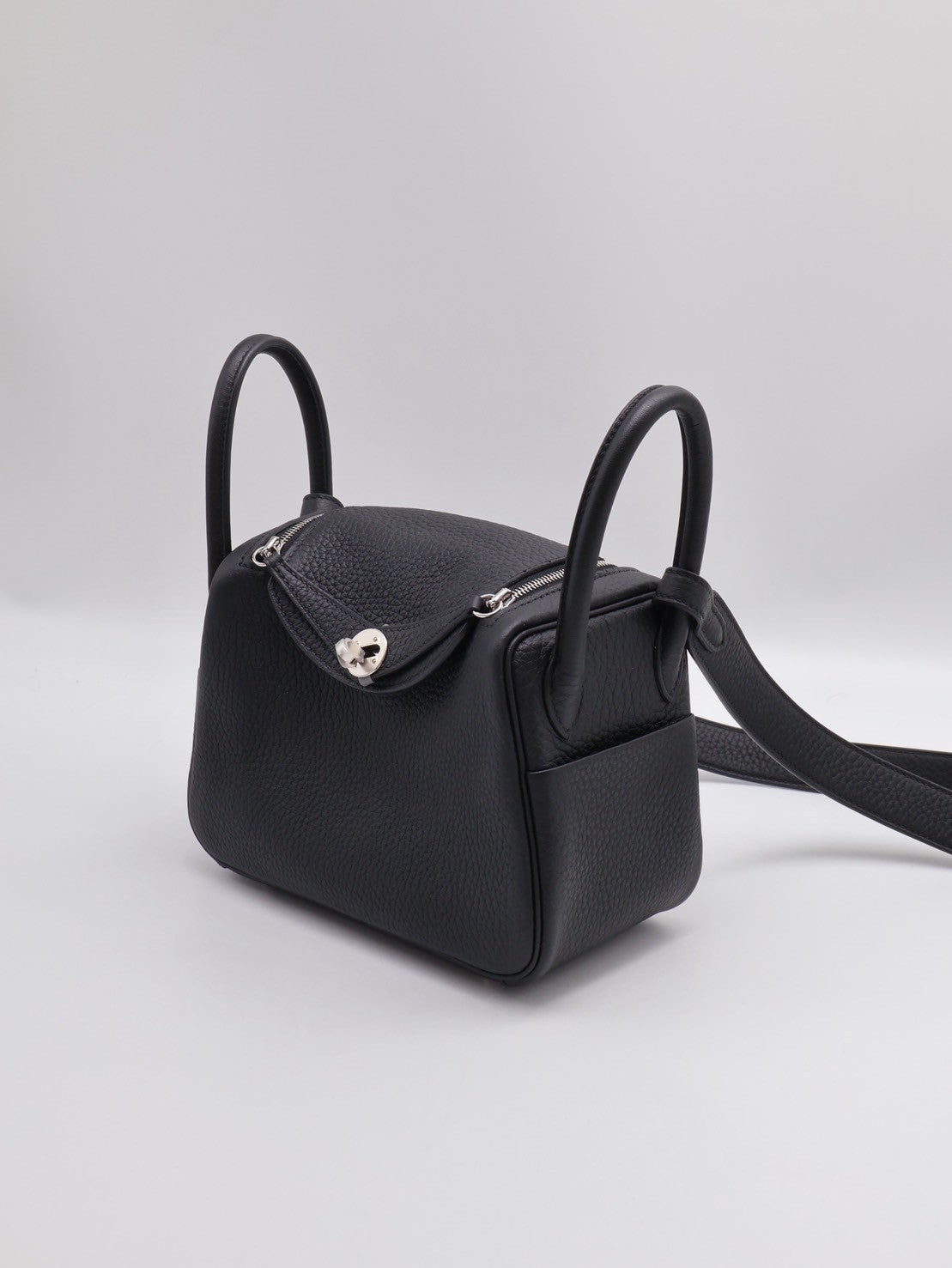 HERMES Mini lindy - 黑銀
