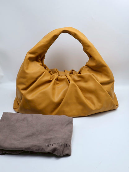 BOTTEGA VENETA The shoulder Pouch牛角肩背包 - 芥末黃