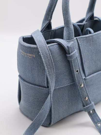 BOTTEGA VENETA Acro tote - 淺牛仔