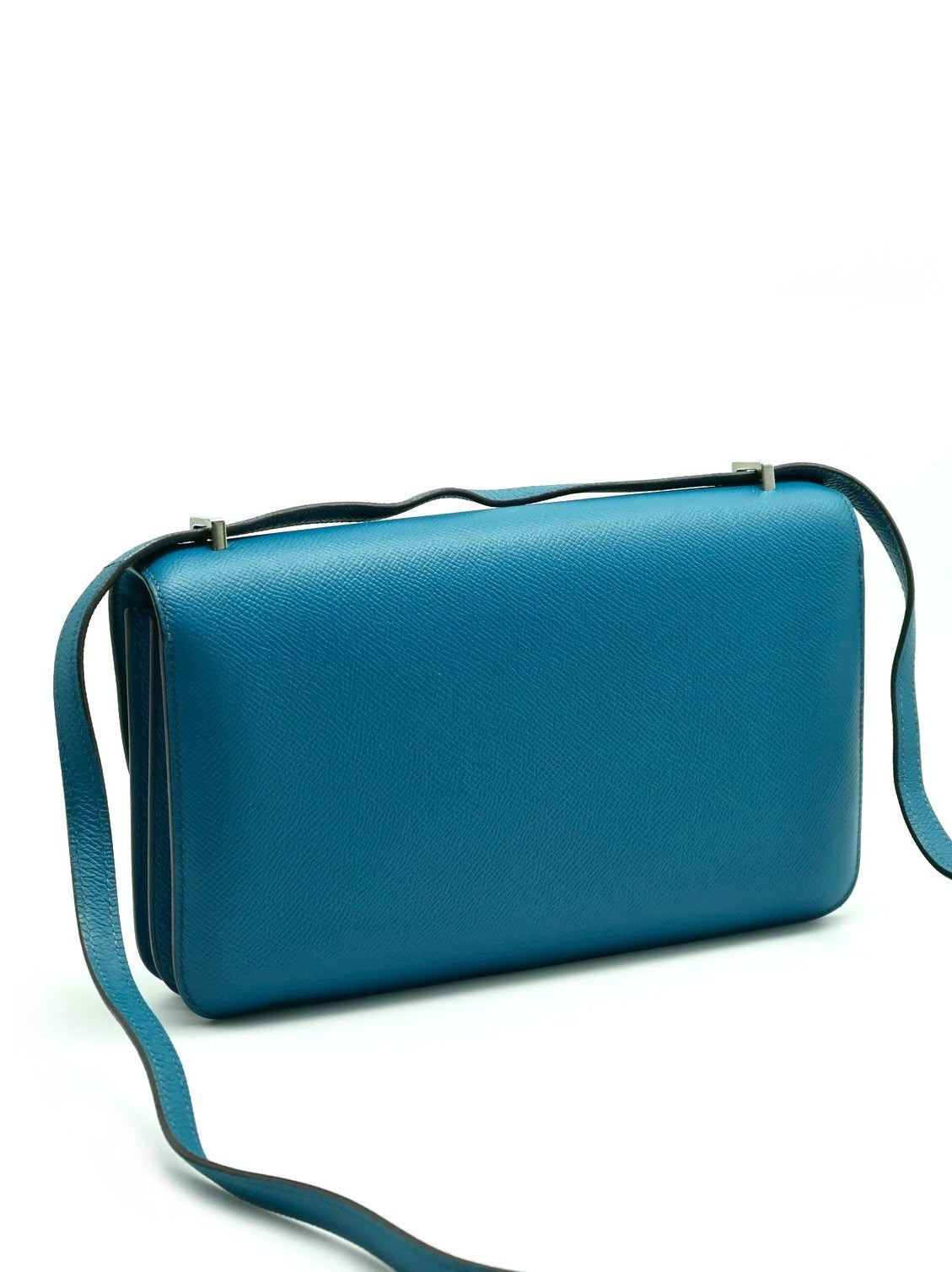 HERMES Constance elan 26 - 伊茲密爾藍拚博斯普魯斯綠銀 🅁