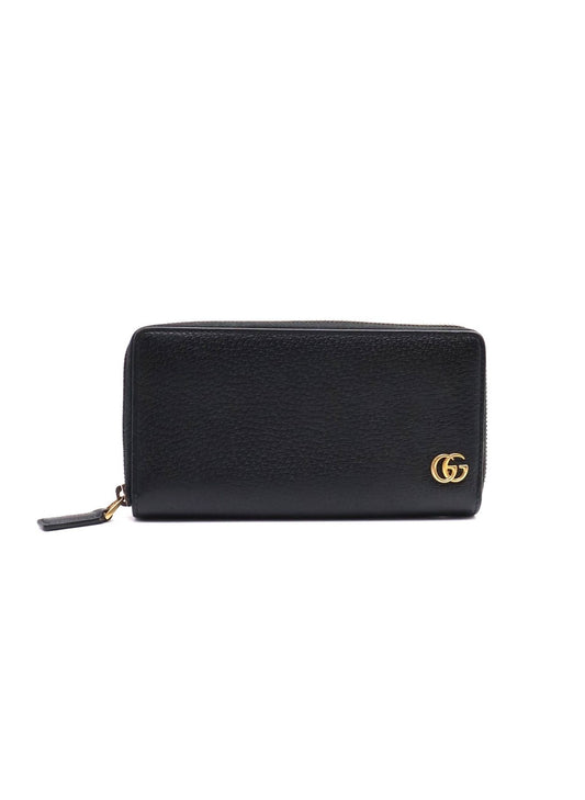 GUCCI 牛皮拉鍊長夾