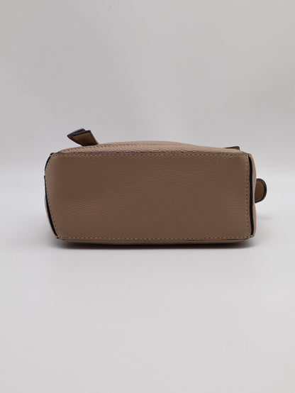 LOEWE Puzzle納帕小牛皮手袋 - 迷你沙色