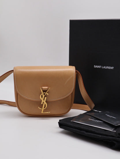 YSL Kaia馬鞍包 - mini奶茶金