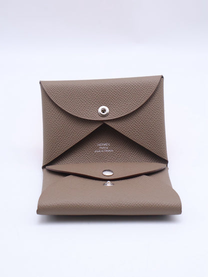 HERMES Calvi Duo - Etoupe 18 大象灰 G