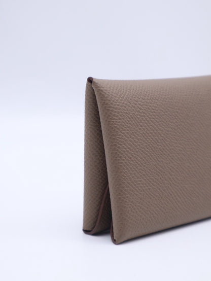 HERMES Calvi Duo - Etoupe 18 大象灰 G