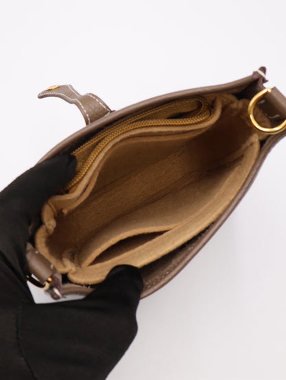 HERMES Mini Evelyne - Etoupe 18 大象灰金 Z