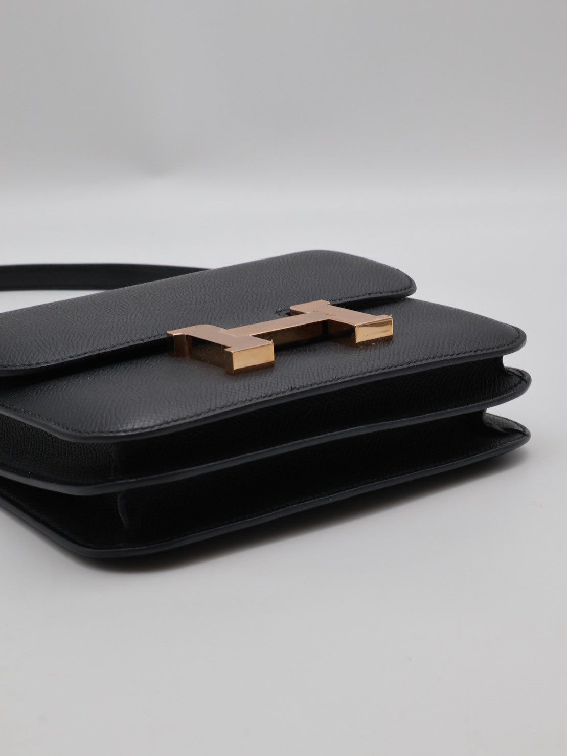 HERMES Mini constance 19 - 黑玫瑰金 W