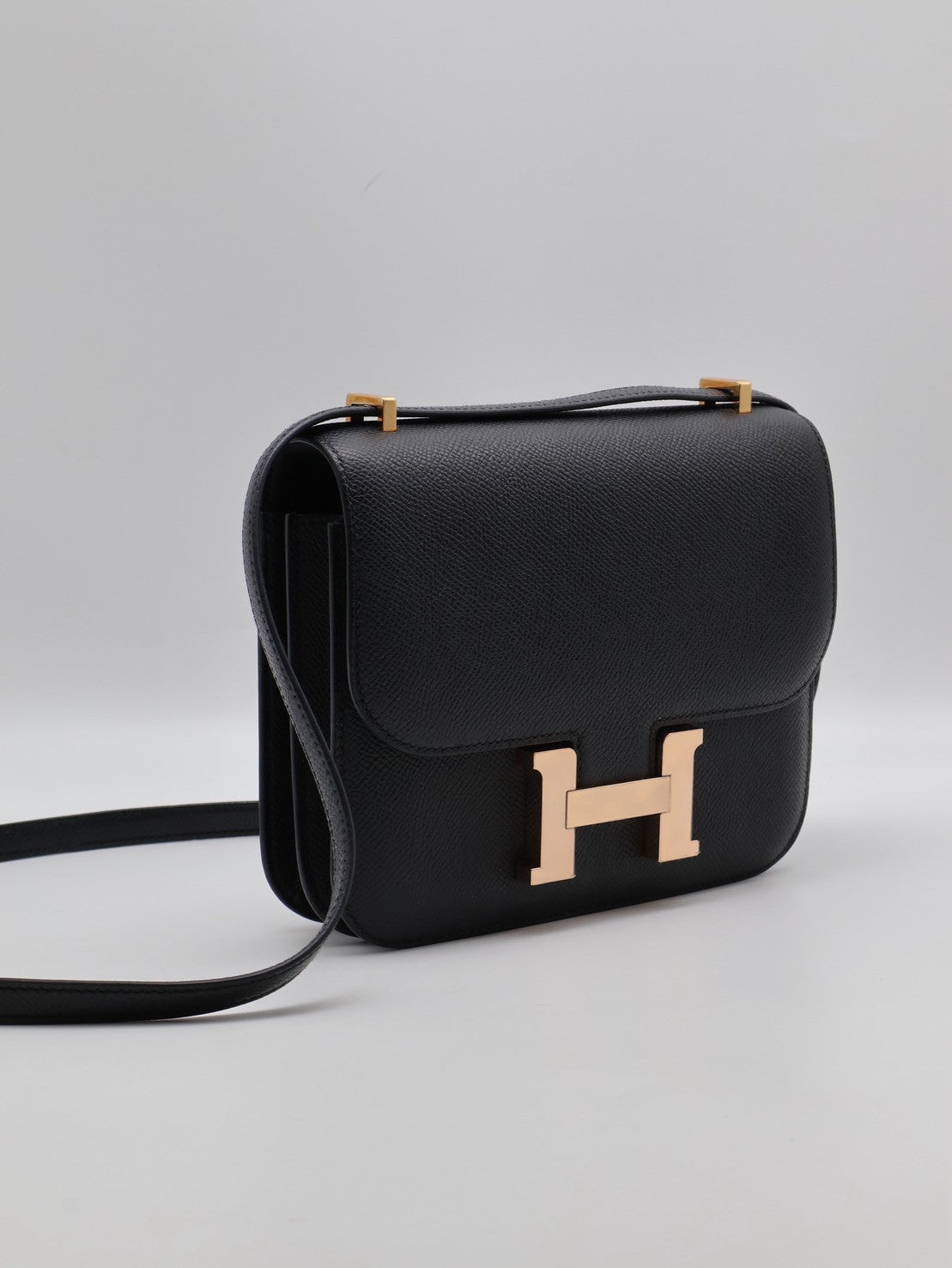 HERMES Mini constance 19 - 黑玫瑰金 W