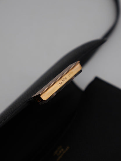 HERMES Mini constance 19 - 黑玫瑰金 W