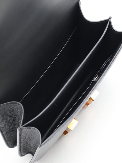 HERMES Mini constance 19 - 黑玫瑰金 W