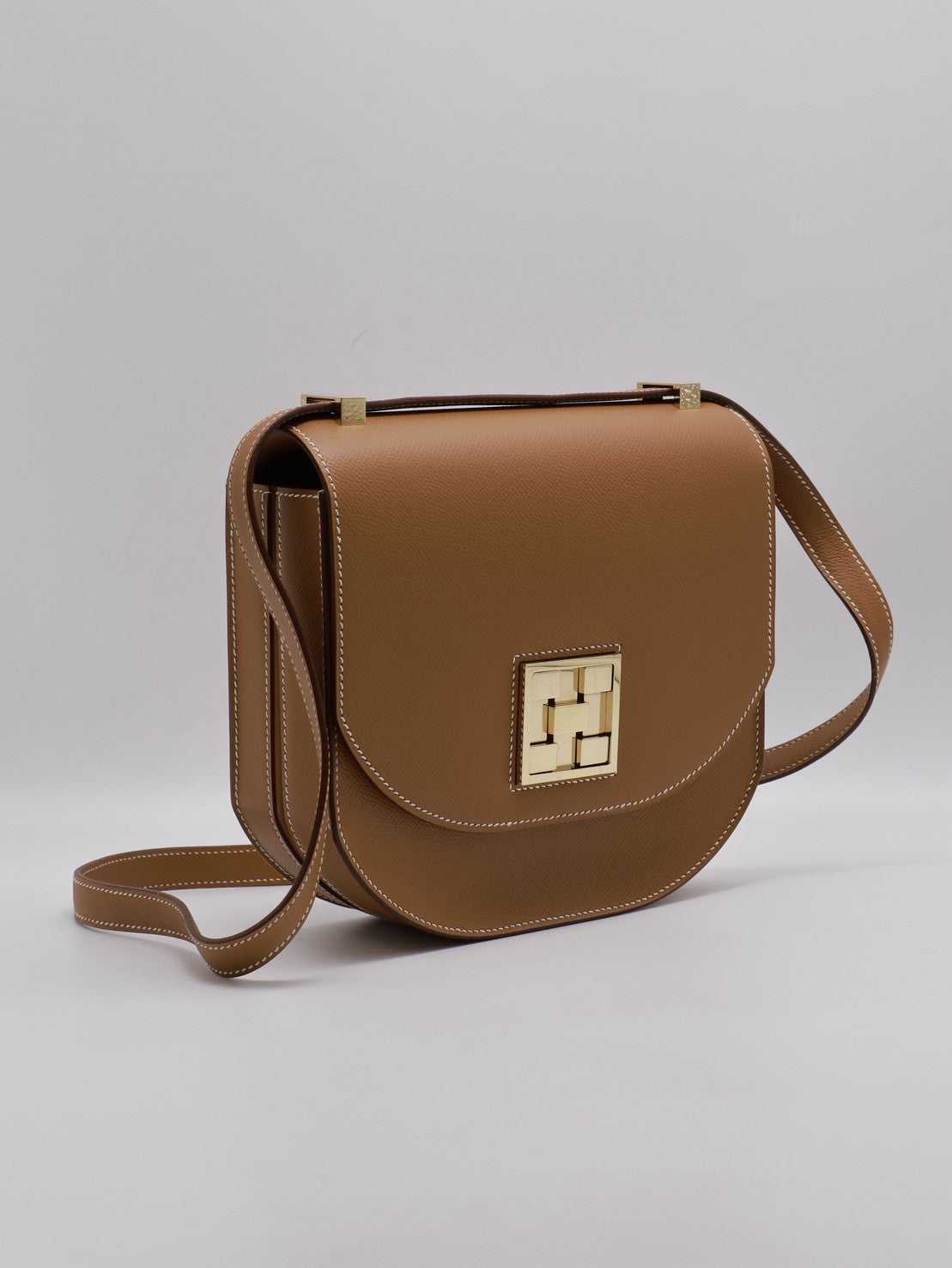 HERMES Mosaique au 24 馬賽克包 - 21金棕金 D