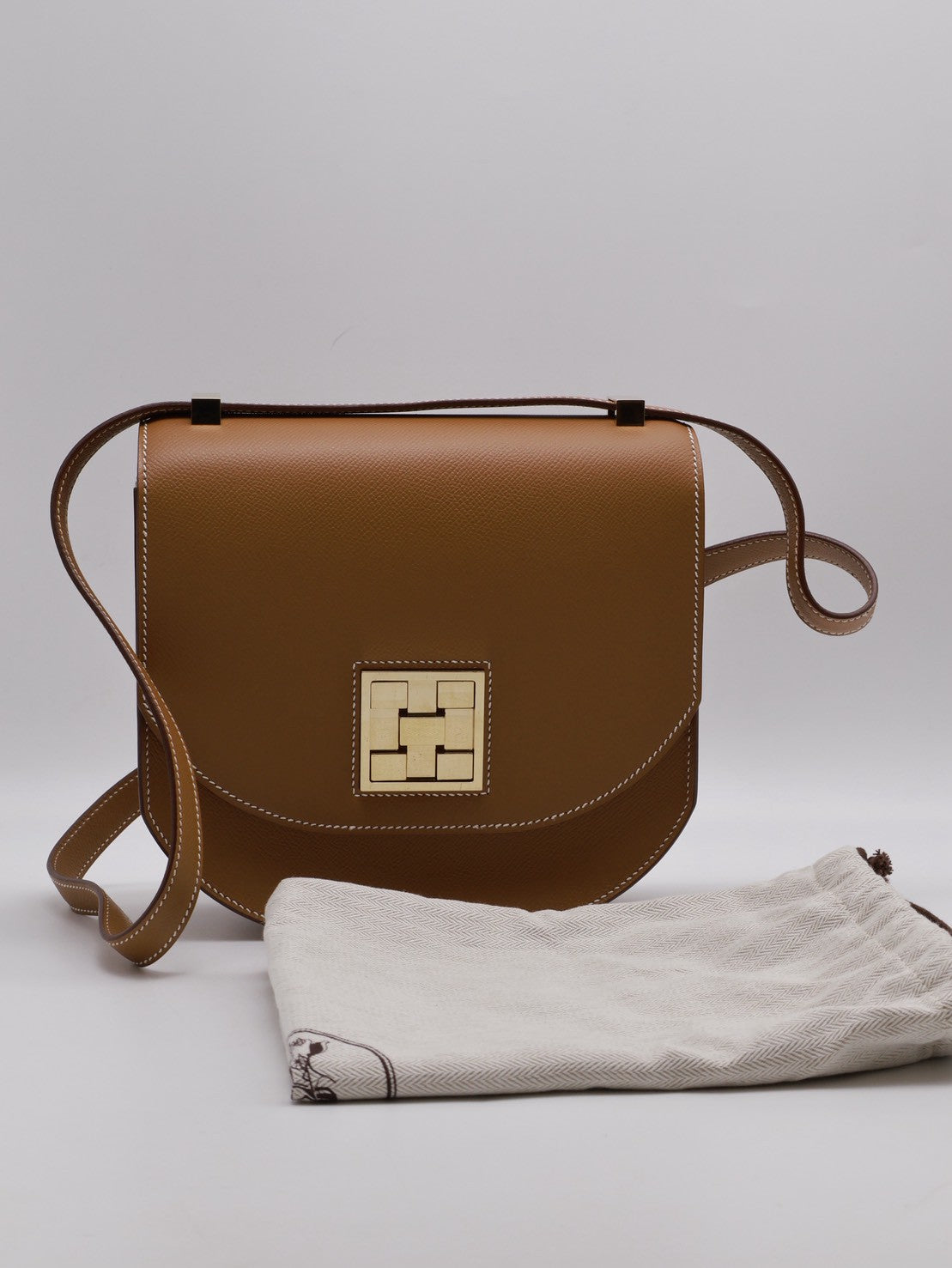 HERMES Mosaique au 24 馬賽克包 - 21金棕金 D