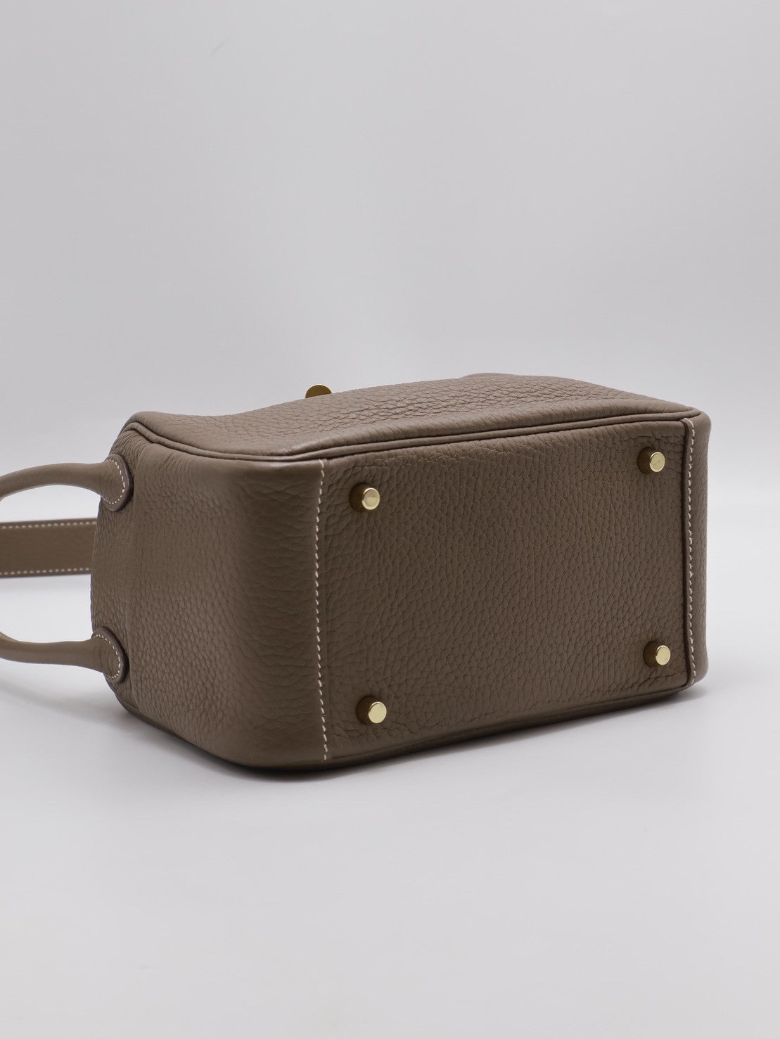 HERMES Mini lindy - 灰金 Y