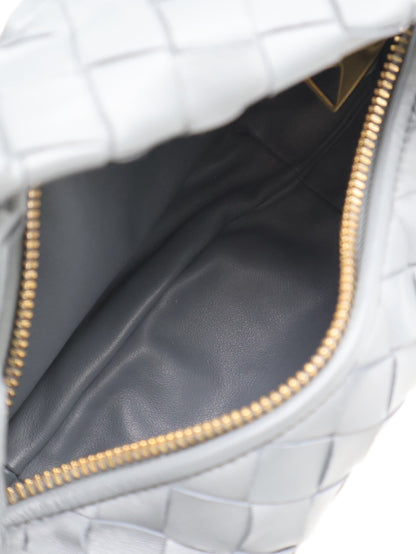 BOTTEGA VENETA Mini jodie和尚包 - 深灰藍