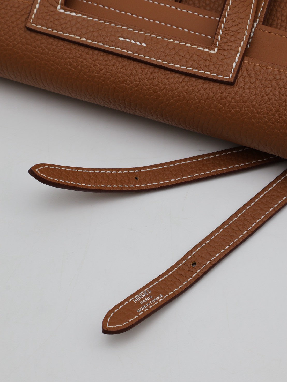 HERMES Halzan 25 - 金棕銀 K