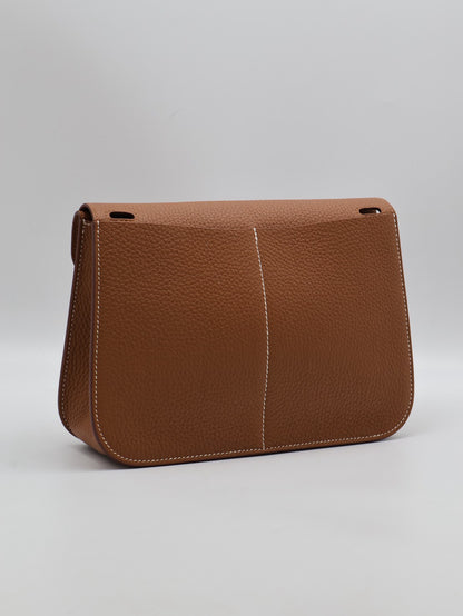 HERMES Halzan 25 - 金棕銀 K