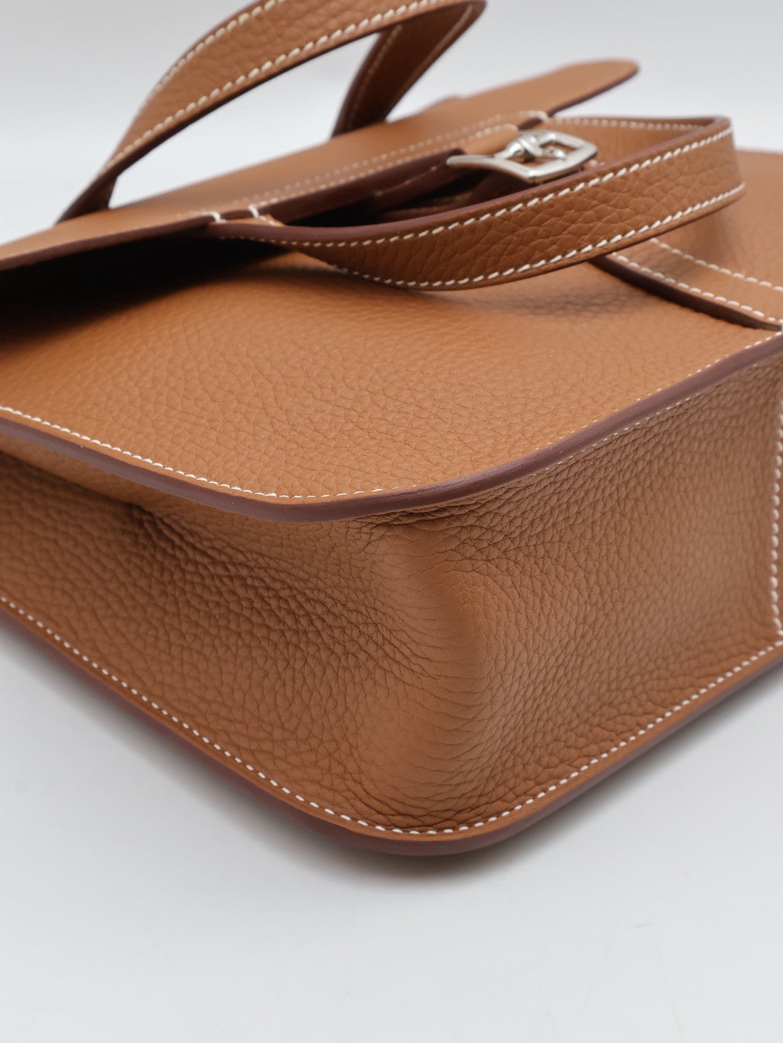 HERMES Halzan 25 - 金棕銀 K