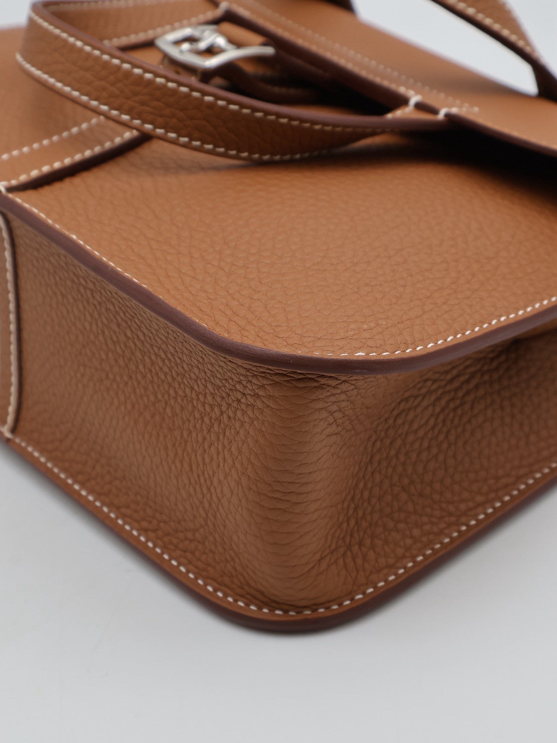 HERMES Halzan 25 - 金棕銀 K