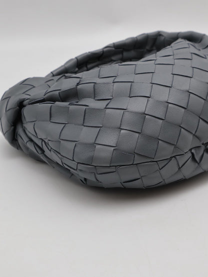 BOTTEGA VENETA Mini jodie和尚包 - 深灰藍