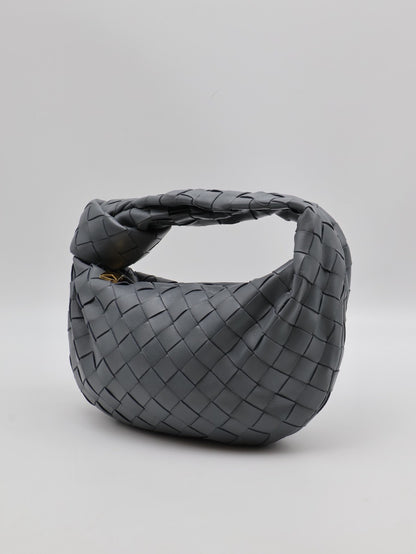 BOTTEGA VENETA Mini jodie和尚包 - 深灰藍