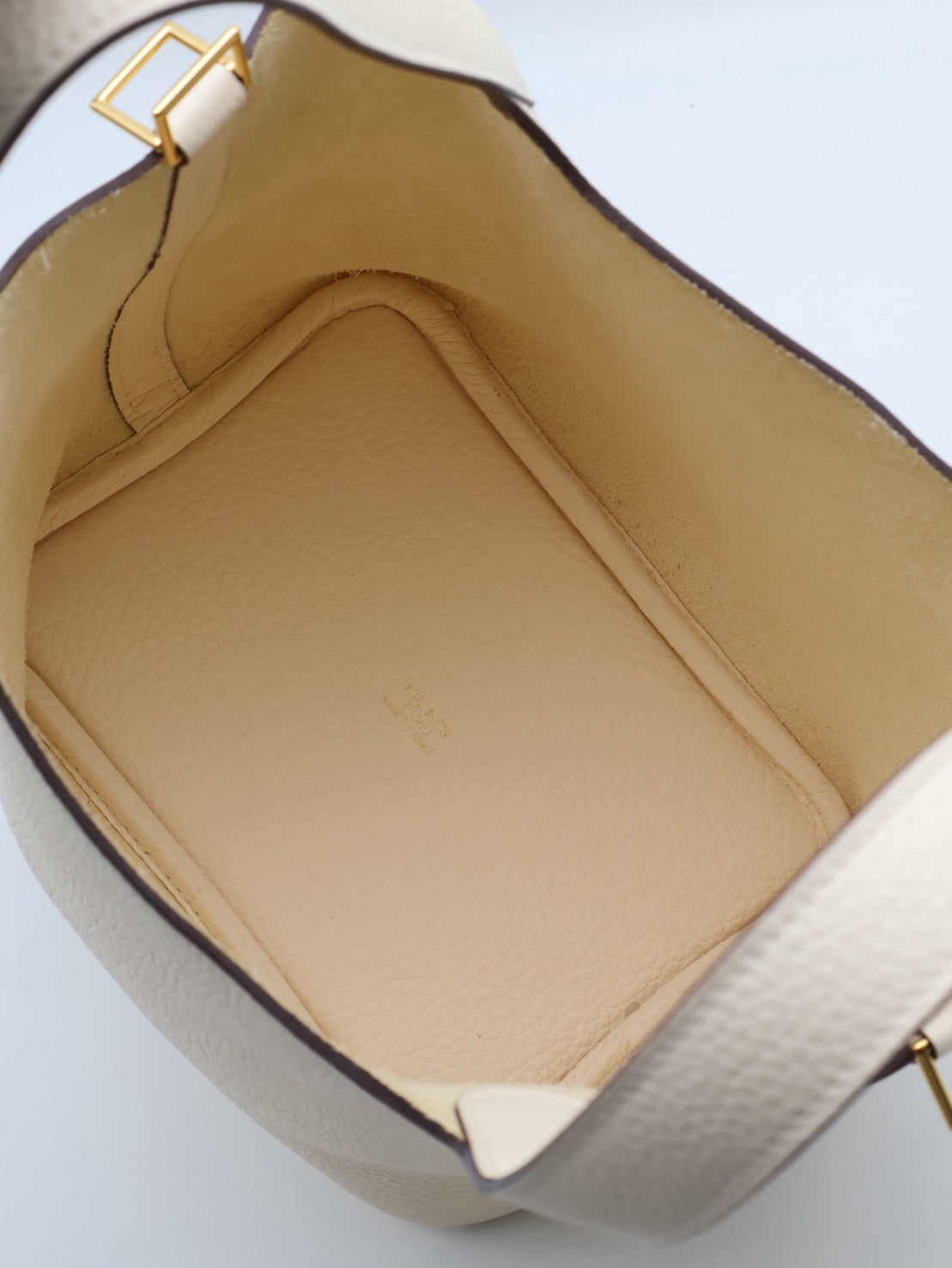 HERMES Picotin 18 - 奶油白金 Z