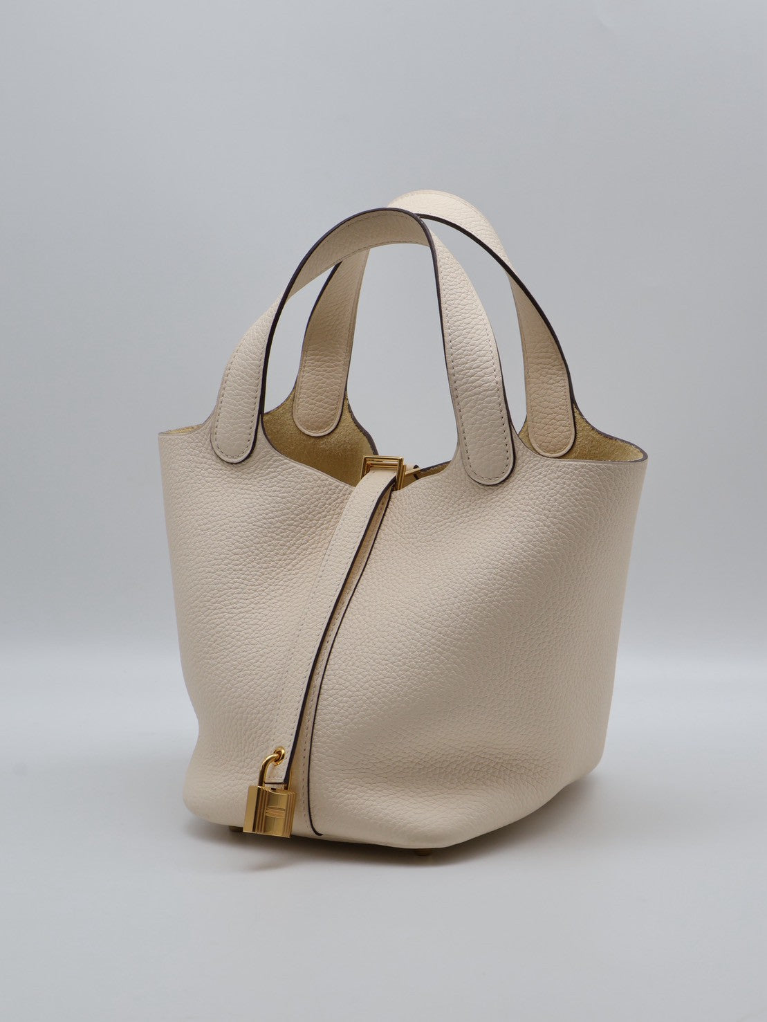 HERMES Picotin 18 - 奶油白金 Z