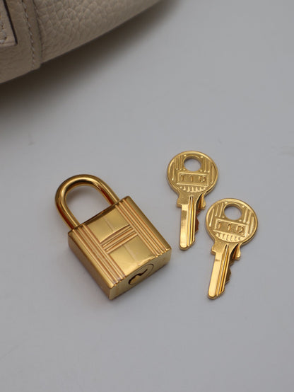 HERMES Picotin 18 - 奶油白金 Z