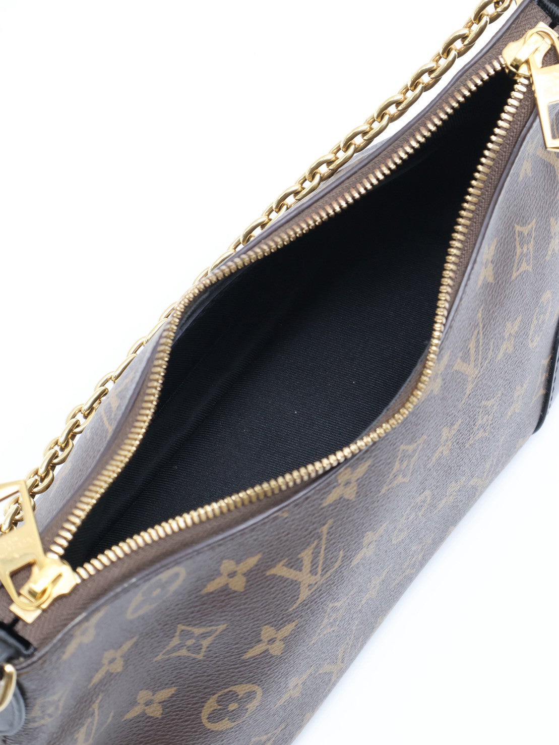 LOUIS VUITTON Boulogne牛角包 - PM黑