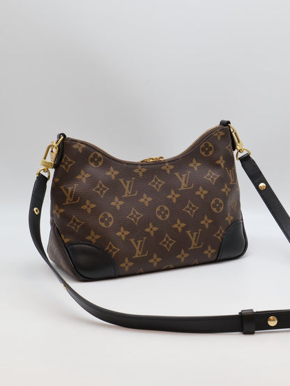 LOUIS VUITTON Boulogne牛角包 - PM黑