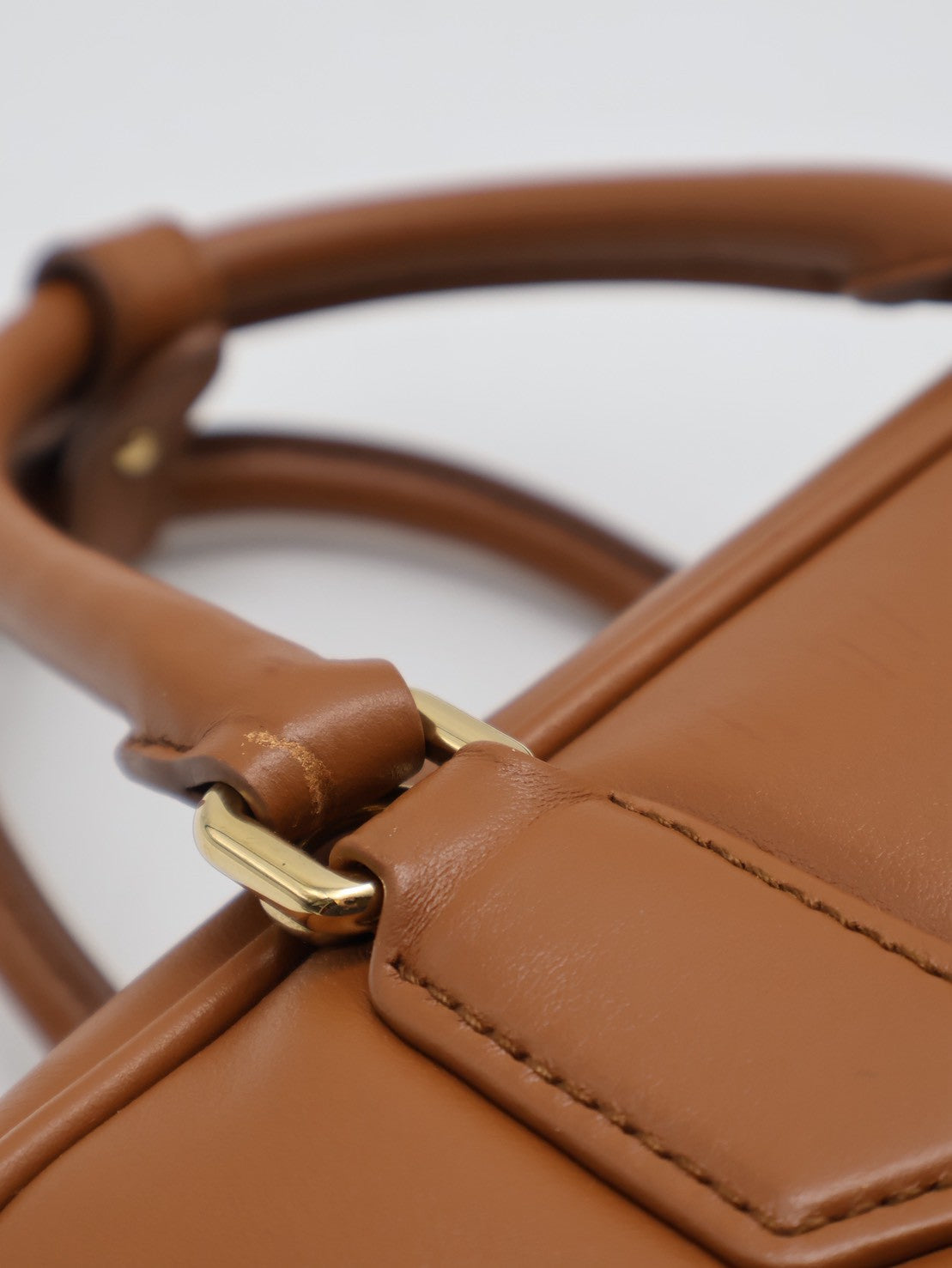 Miu Miu - Arcadie保齡球包 - 小號焦糖棕