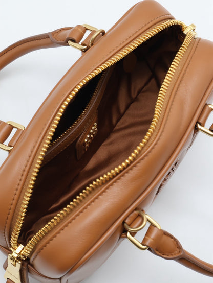 Miu Miu - Arcadie保齡球包 - 小號焦糖棕