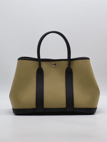 HERMES Garden party 30 - 帆布塵埃拚黑