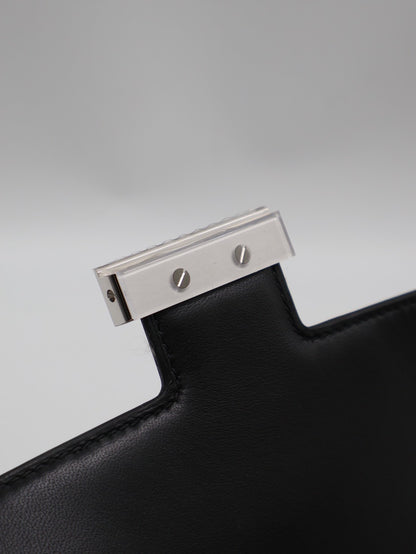 HERMES Constance 24 - Noir 89 黑銀 K