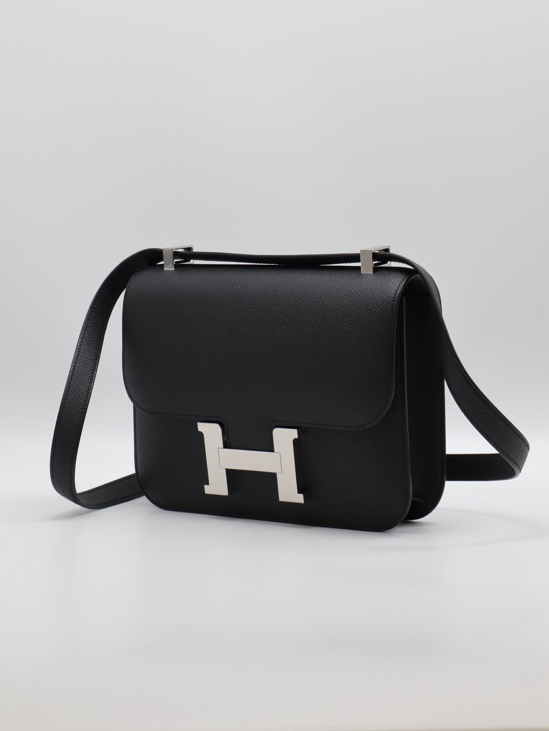 HERMES Constance 24 - Noir 89 黑銀 K