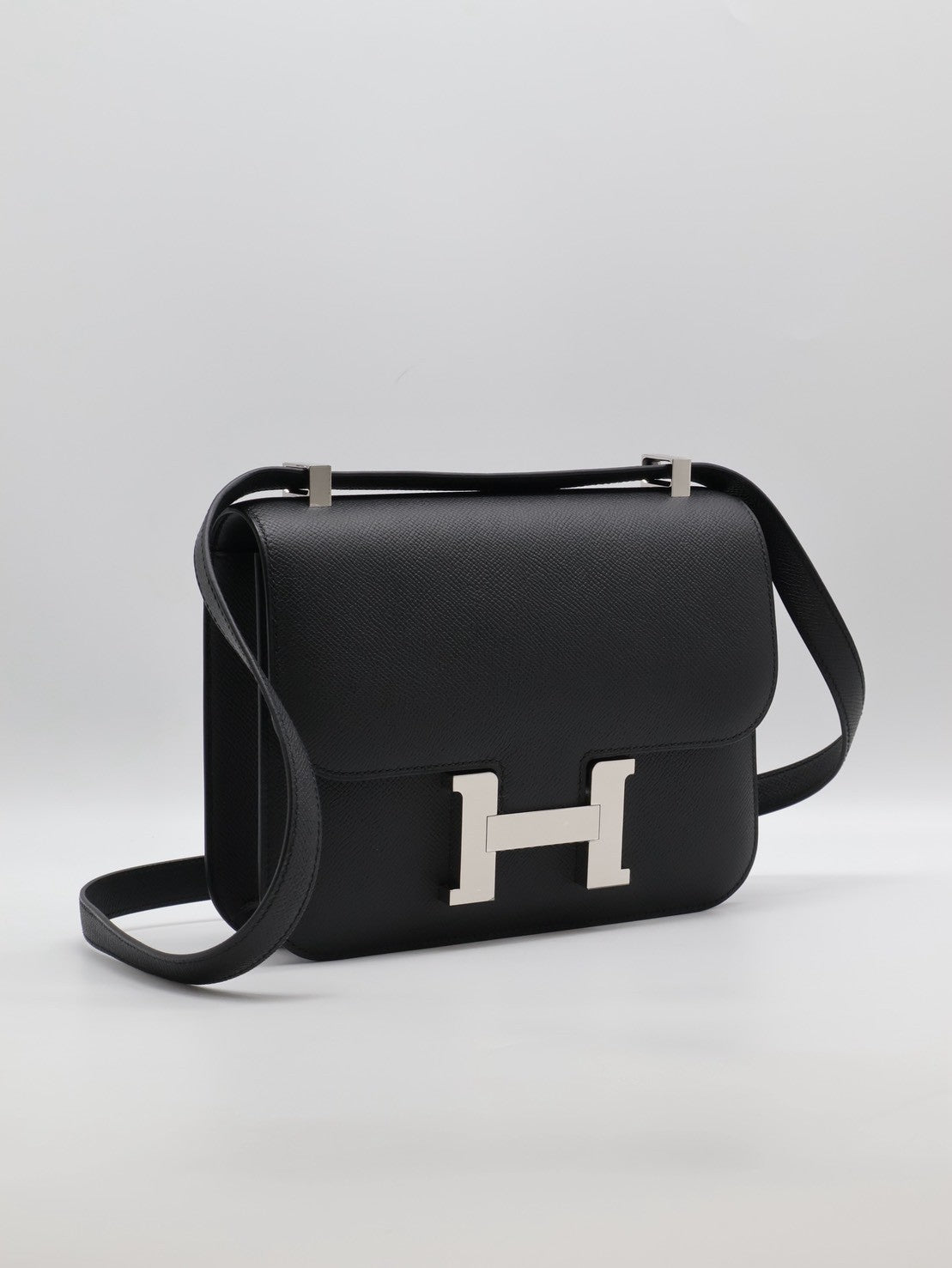 HERMES Constance 24 - Noir 89 黑銀 K