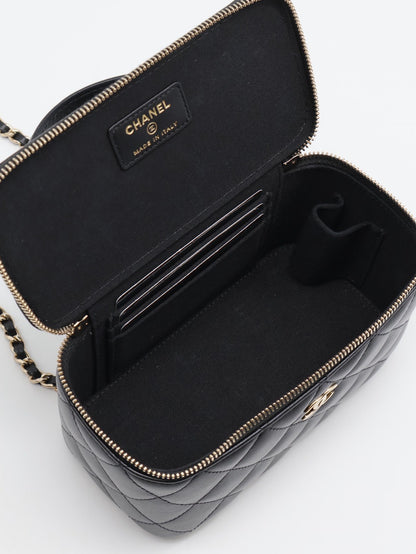 CHANEL Handle長盒子 - 黑金31開