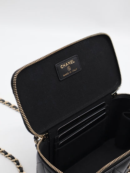 CHANEL Handle長盒子 - 黑金31開