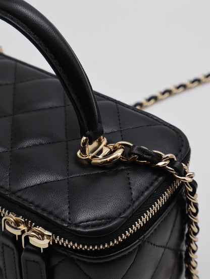 CHANEL Handle長盒子 - 黑金31開