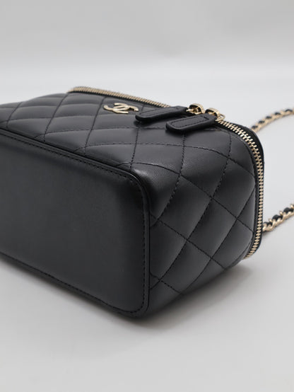 CHANEL Handle長盒子 - 黑金31開