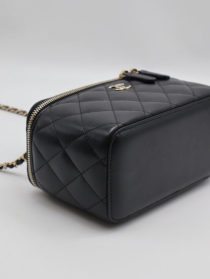 CHANEL Handle長盒子 - 黑金31開