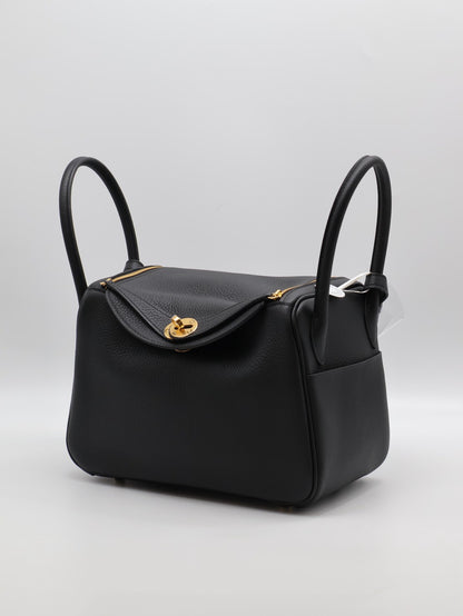 HERMES Lindy 26 - Noir 89 黑金 B