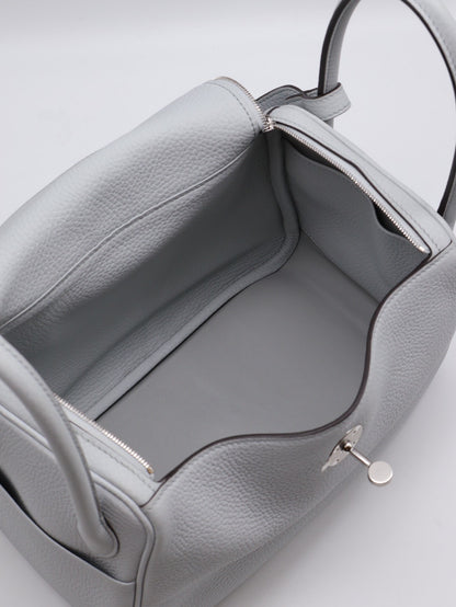 HERMES Lindy 26 - Bleu Pale 08 聖杯藍銀 U