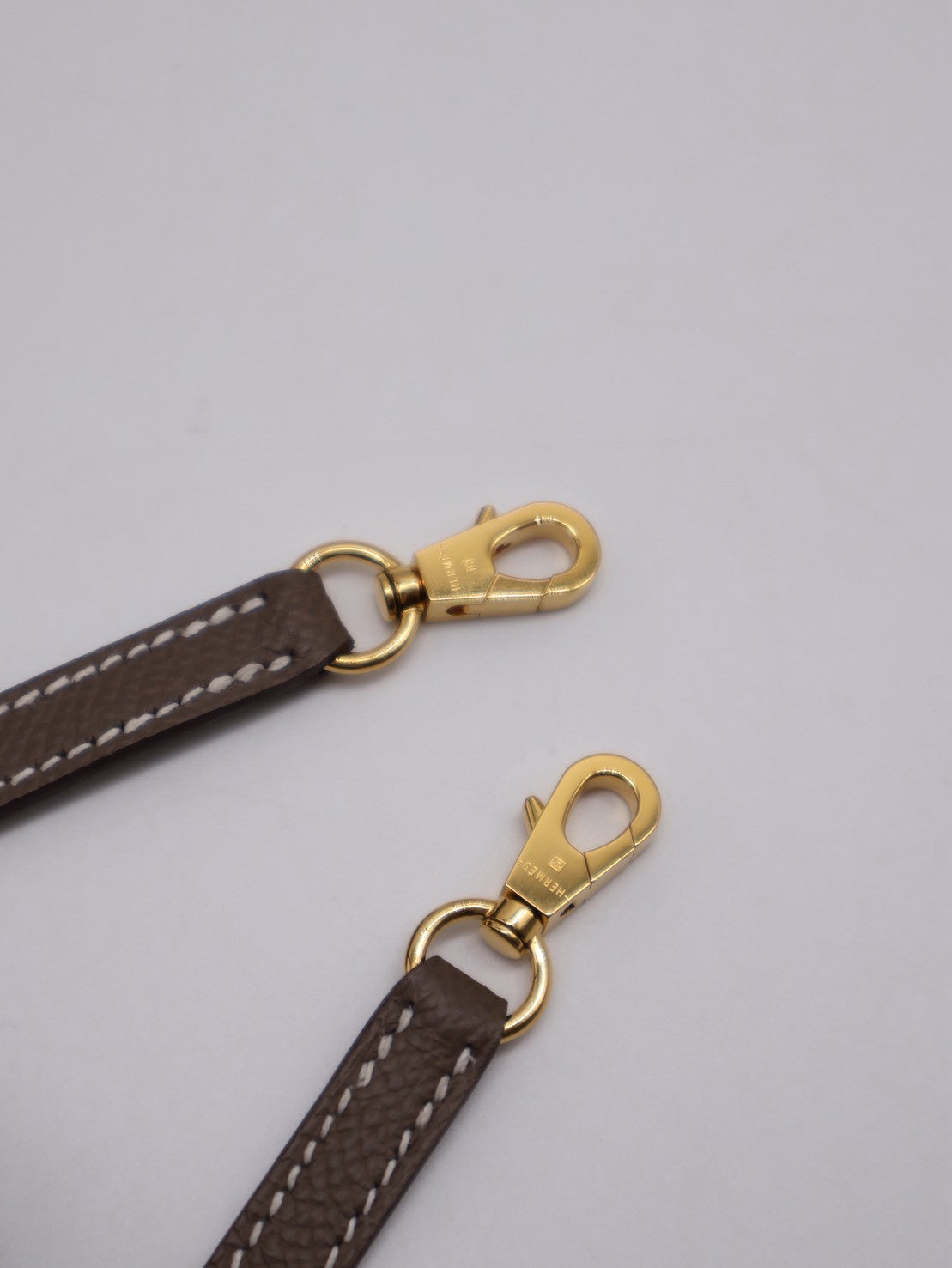 HERMRS Mini Kelly ll - Etoupe 18 大象灰金 U