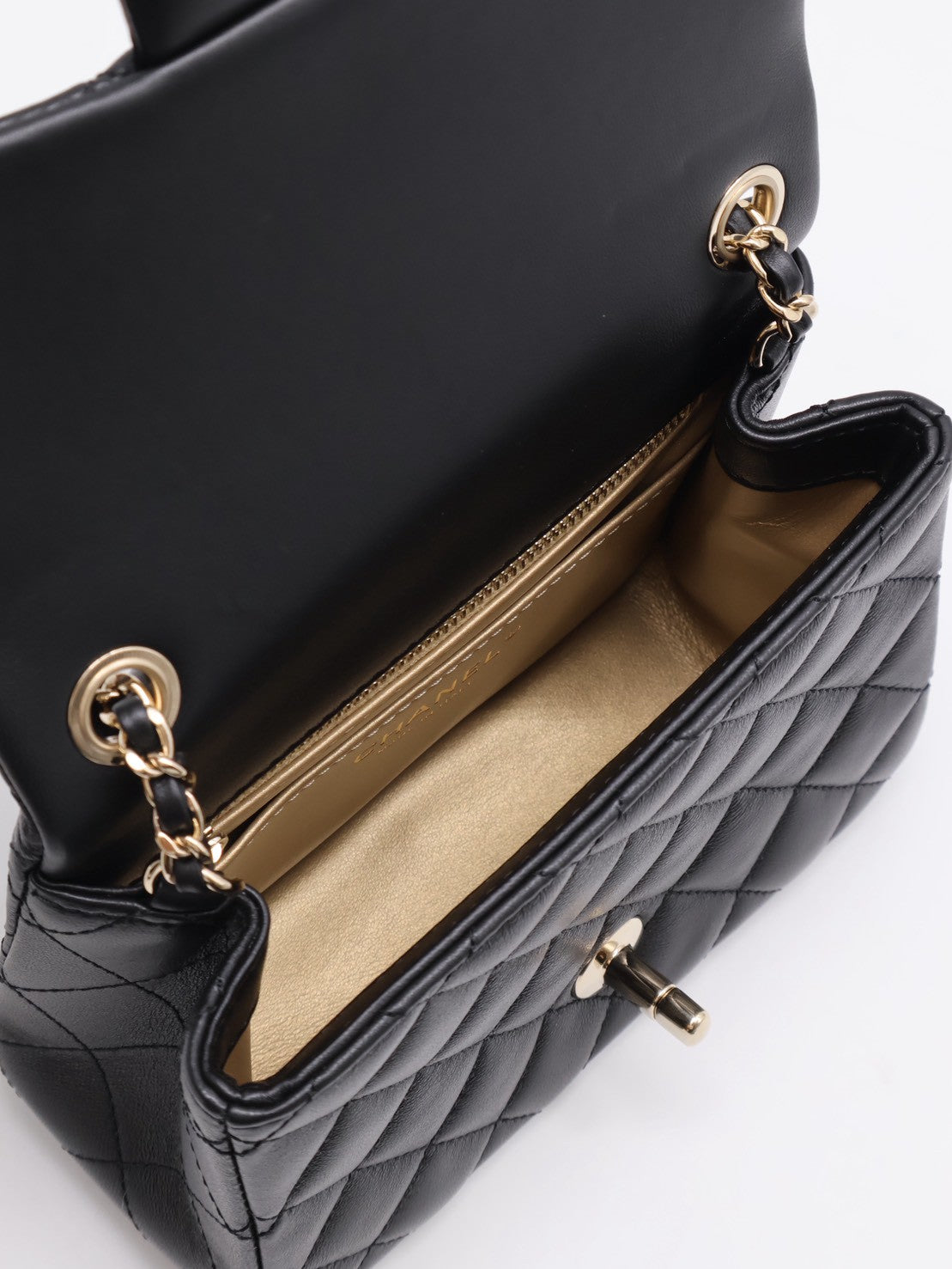 CHANEL 經典口蓋包方胖子 17 - 足球黑金