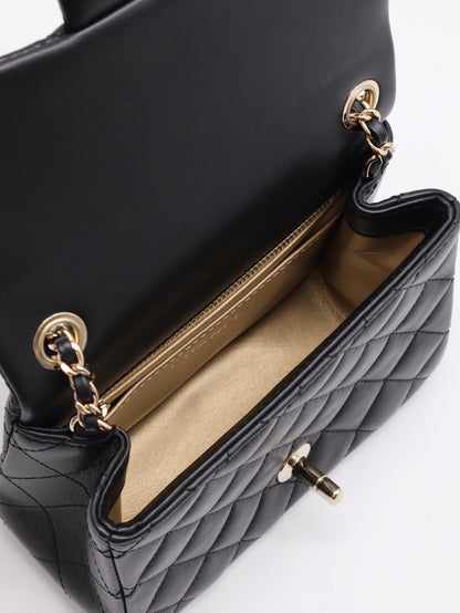 CHANEL 經典口蓋包方胖子 17 - 足球黑金