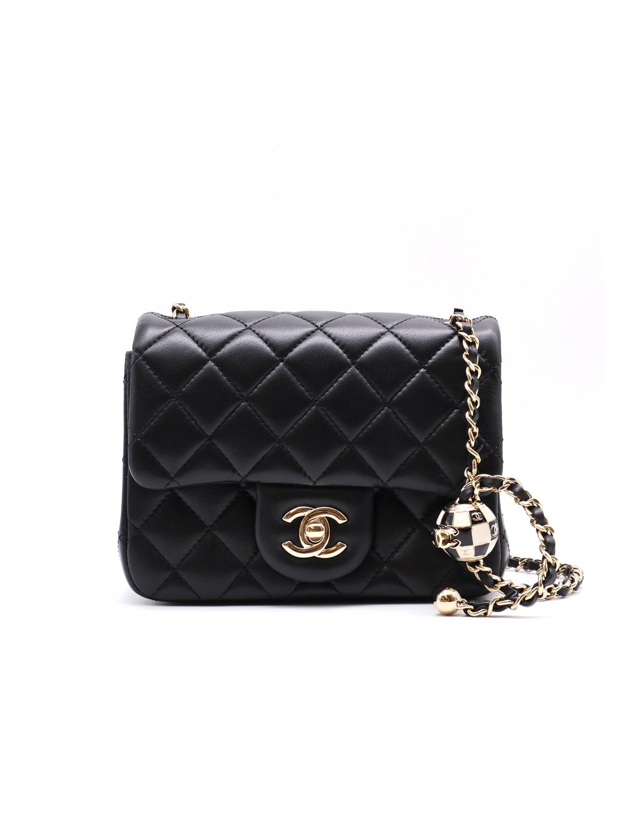 CHANEL 經典口蓋包方胖子 17 - 足球黑金