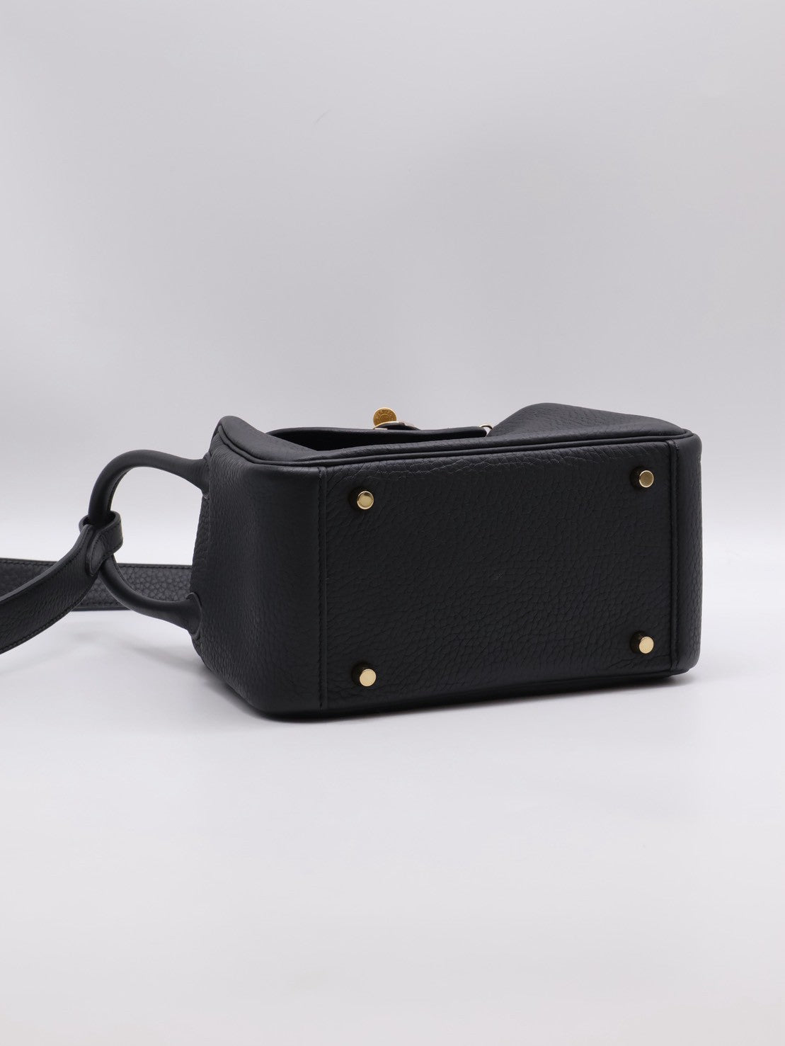 HERMES Mini Lindy ll - Noir 89 黑金 K