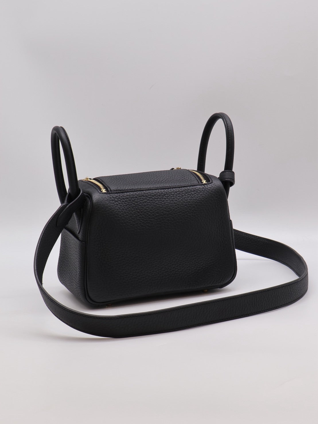 HERMES Mini Lindy ll - Noir 89 黑金 K