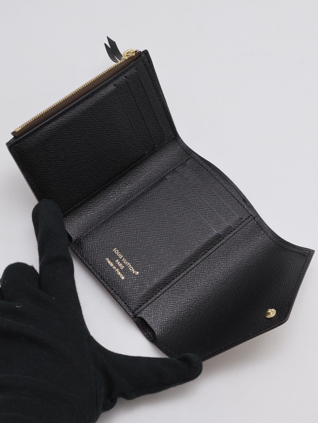 LOUIS VUITTON Victorine信封三折短夾 - 拚色