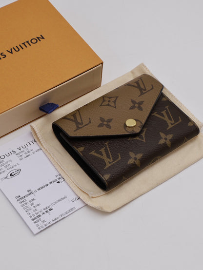 LOUIS VUITTON Victorine信封三折短夾 - 拚色